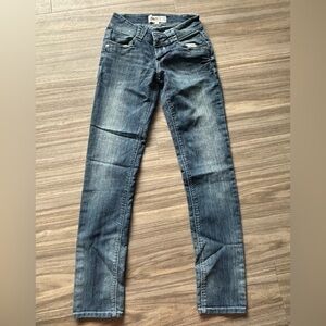 Jolt Blue Skinny Jeans with Vintage Wash